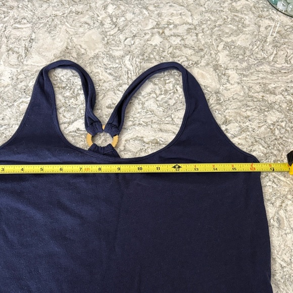 Navy Racerback Tank Dress - Picture 9 of 9